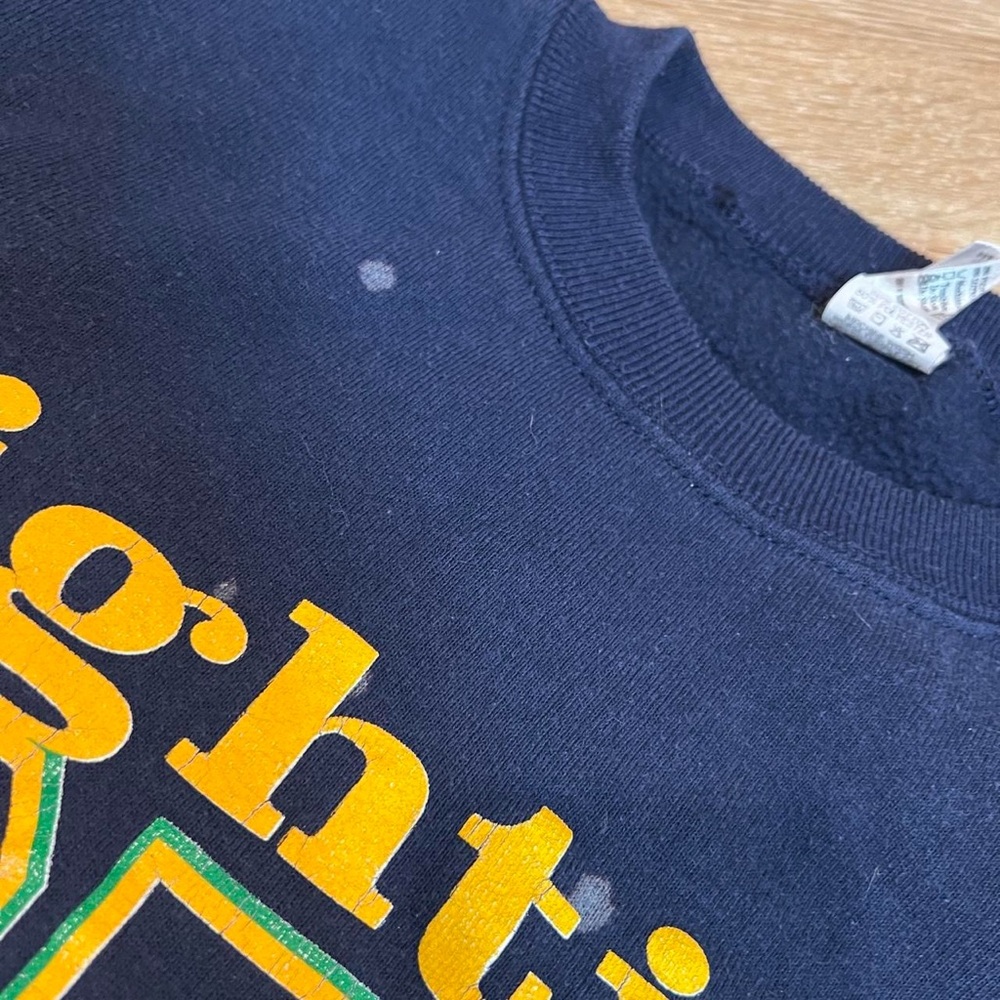 Vintage Notre Dame Football‎ Sweatshirt - Picture 4 of 5